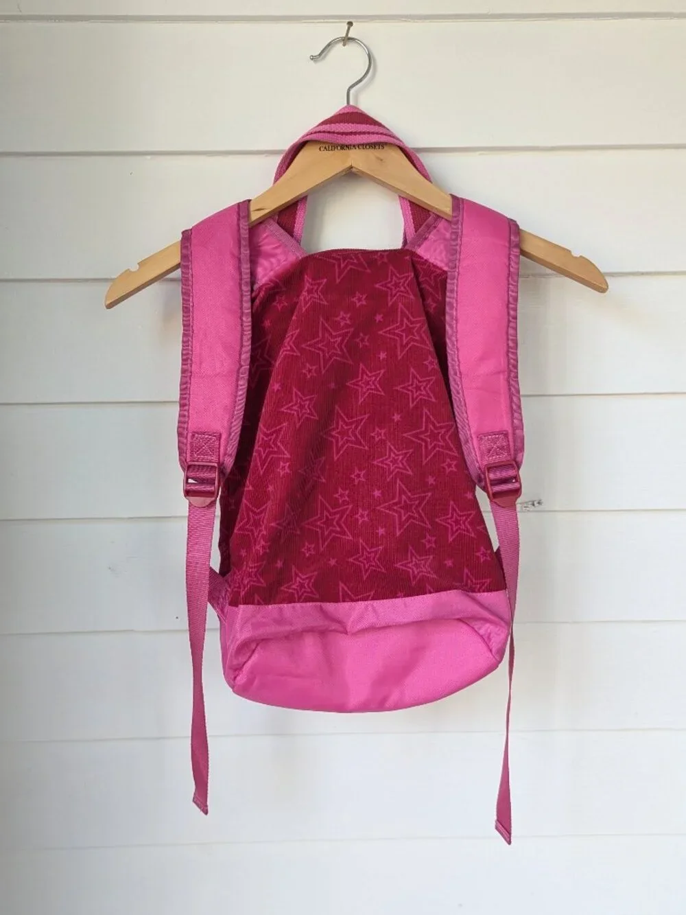 AMERICAN GIRL BERRY RED CORDUROY BACKPACK CARRIER